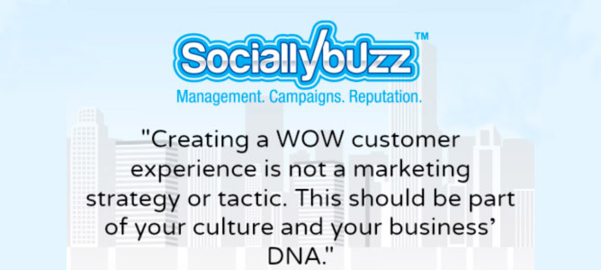 #BUZZ: HOW TO CREATE A WOW CUSTOMER EXPERIENCE! - Sociallybuzz